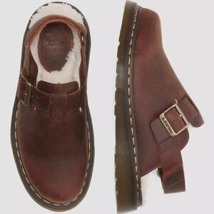 Dr. Martens Jorge II Ambassador Faux Fur Lined Slingback Mules